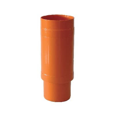 Giunto di Riparazione in PVC Arancio Ø 125 Esclu - 3