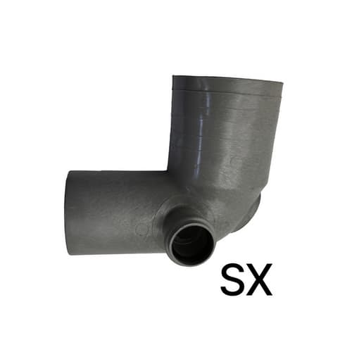 Curva WC Ø 100 1 Attacco Ø 40 Destro Esclu - 3