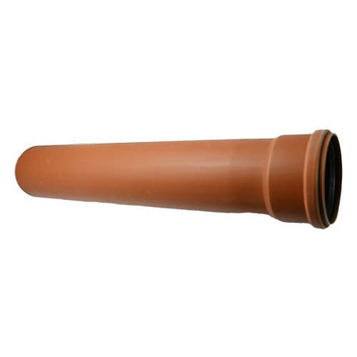Tubo 1 Bicchiere RAL 8023 Ø 100 Lungh 2000 Esclu - 3