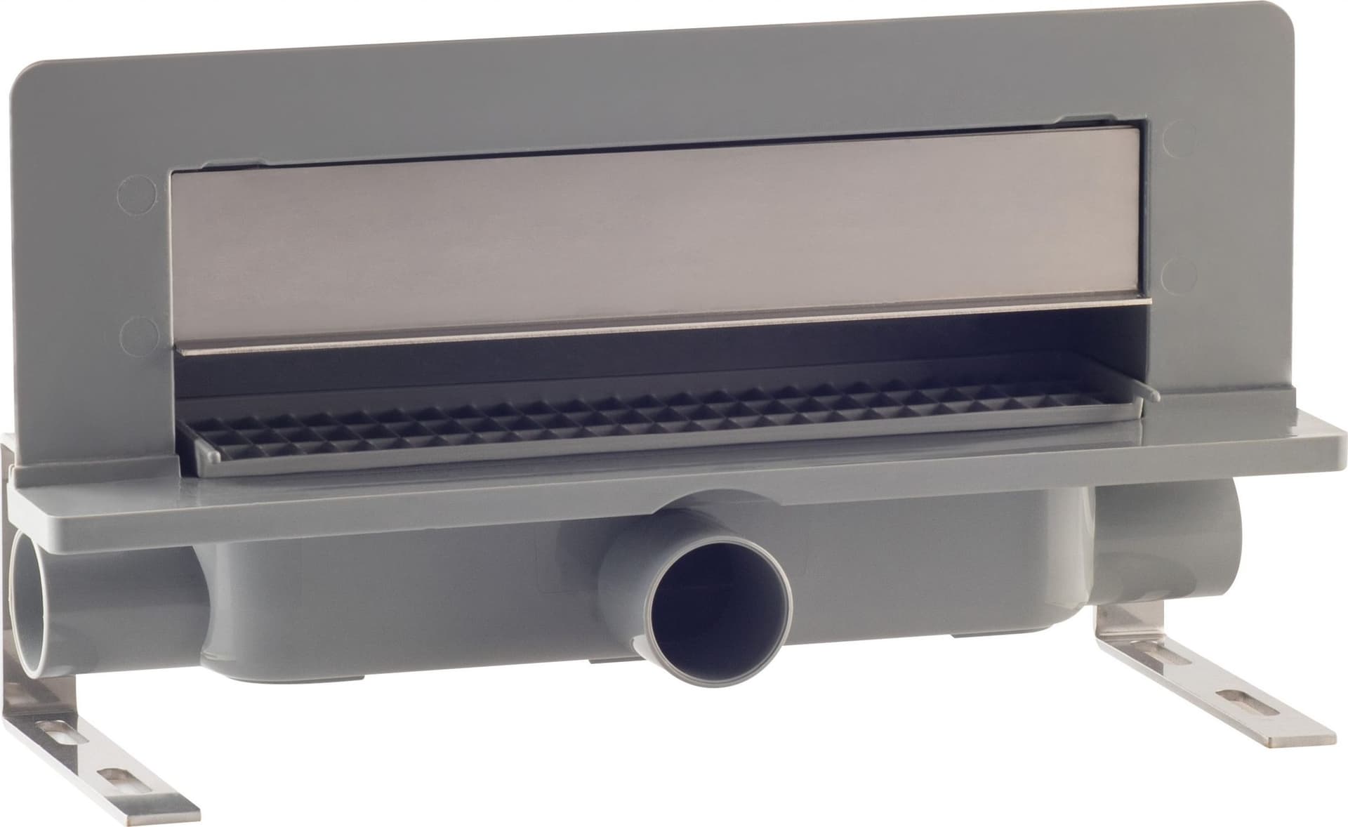 Set per Doccia con Scarico a Parete Piastrellabile in ABS con Coperchio - 6