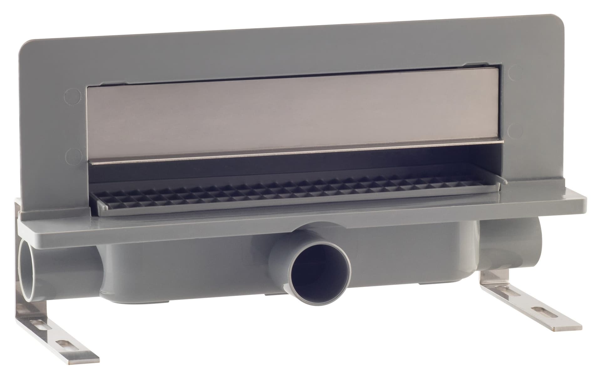 Set per Doccia con Scarico a Parete Piastrellabile in ABS con Coperchio - 6