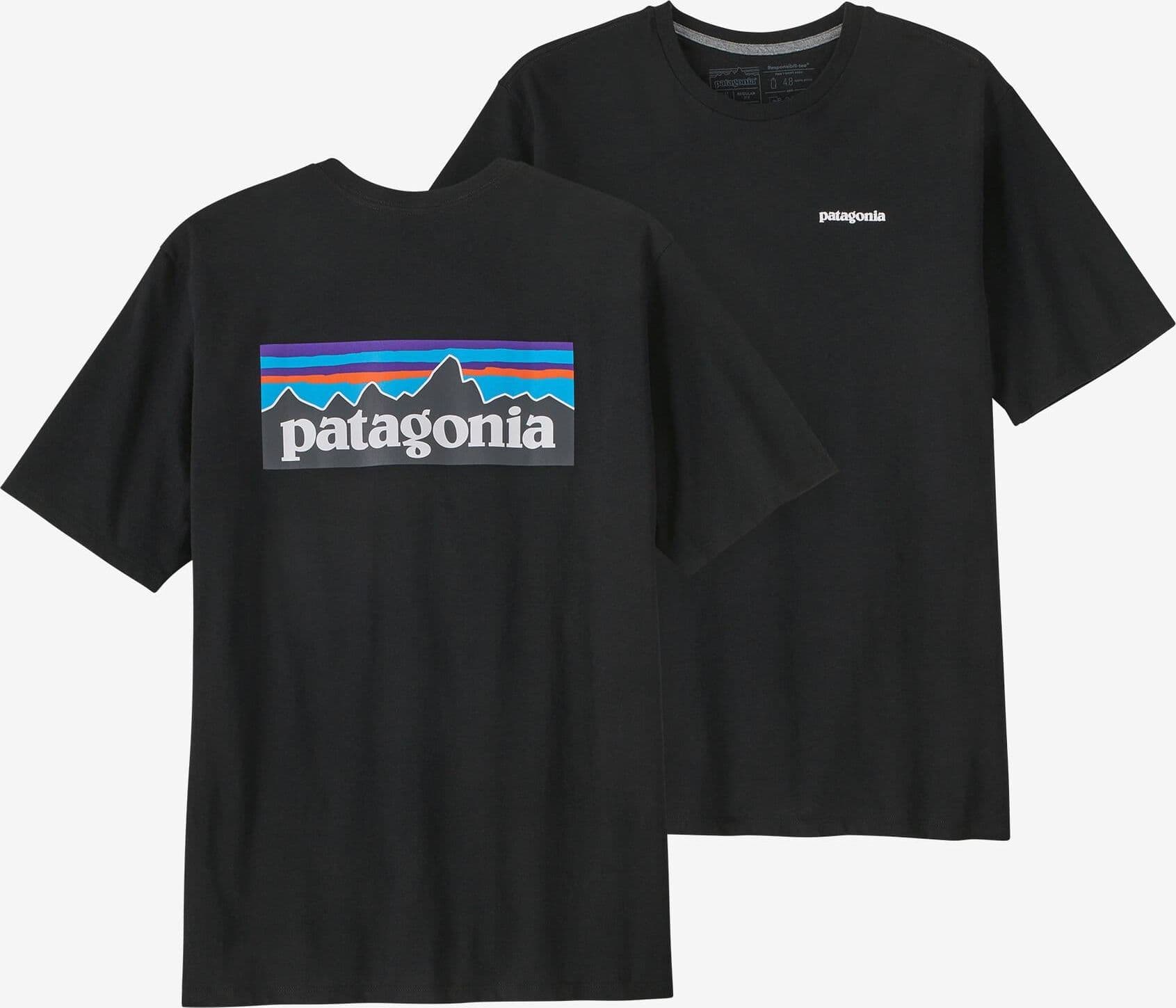 T-shirt Patagonia P-6 Logo Responsibili-Tee black – Colore come da foto
