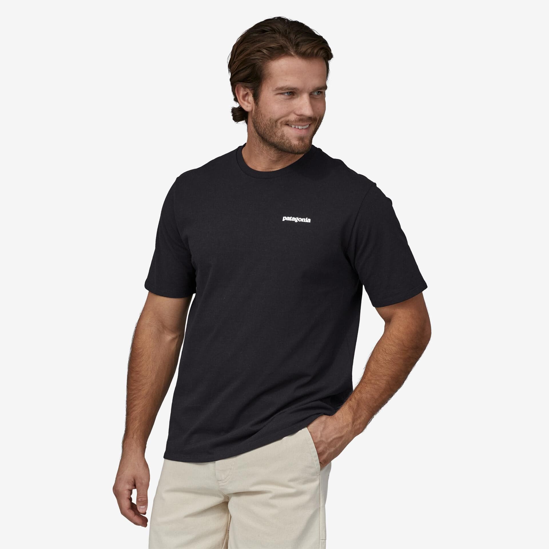 T-shirt Patagonia P-6 Logo Responsibili-Tee black - 3