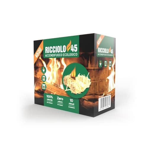 Accendifuoco Ecologico RICCIOLO45 Senza - 3