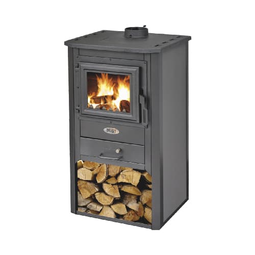 Stufa a Legna Silvia 7 a 8 Kw Nera - 2