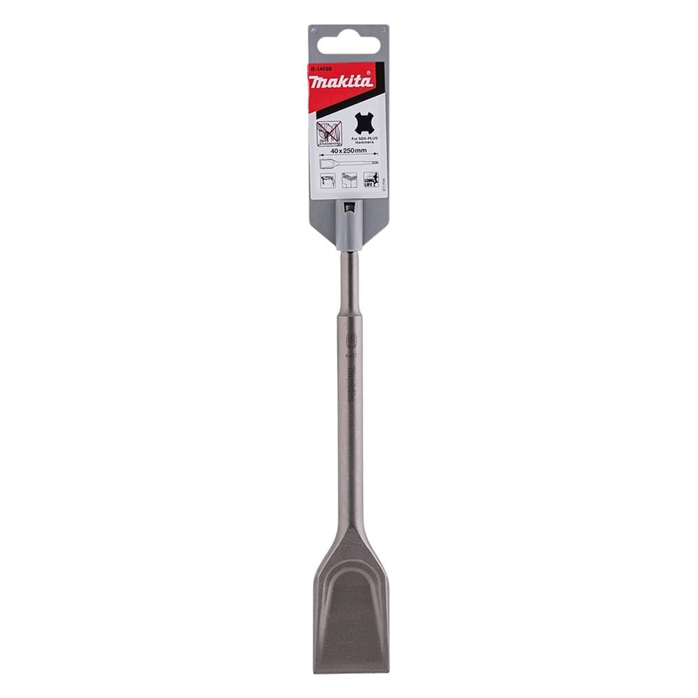 SCALPELLO ATTACCO SDS-PLUS mm 40 x 250 tipo largo  - MAKITA - 2