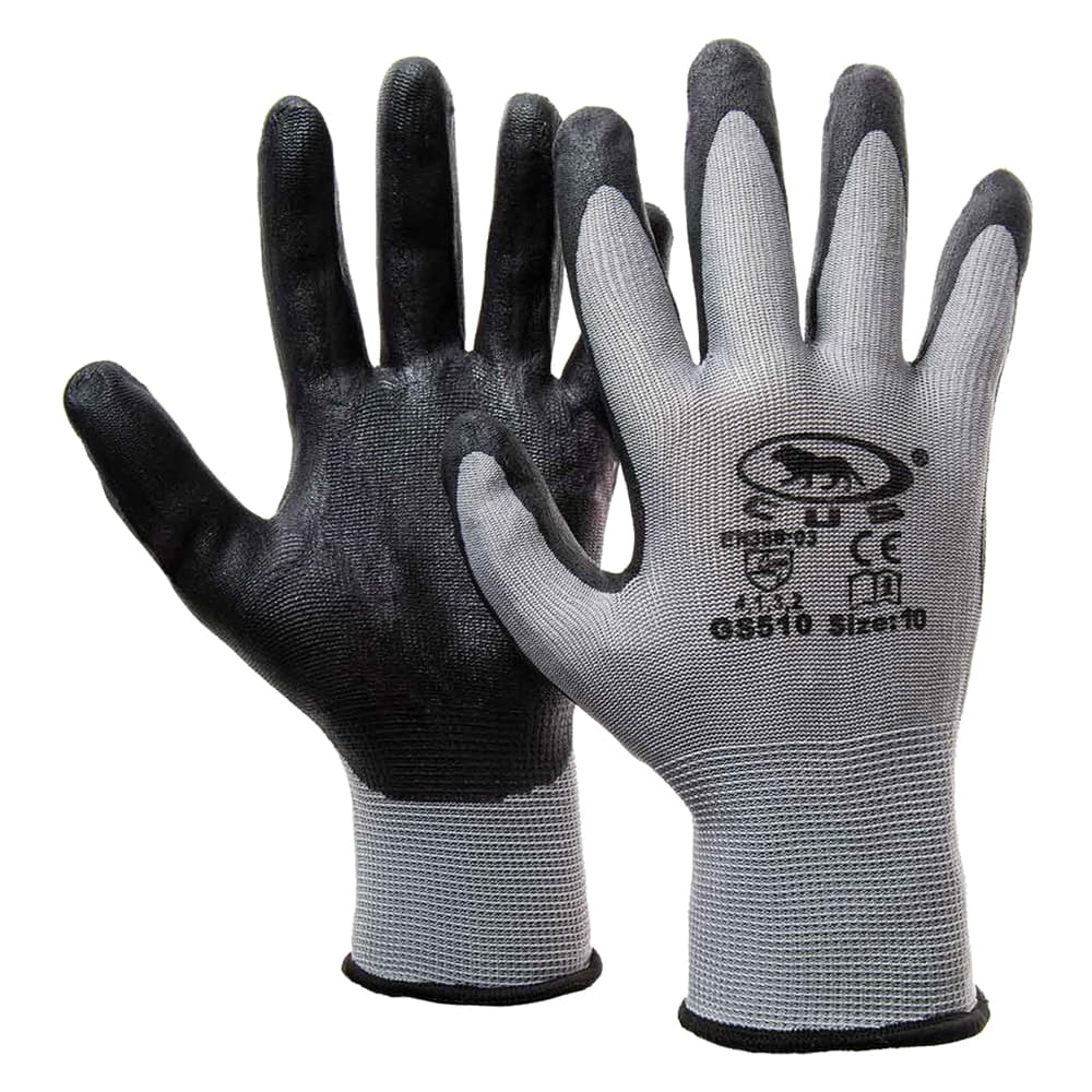 Guanti Nitrile GS510 Nylon Tg. 10 (Xl) 12 Coppia - 2