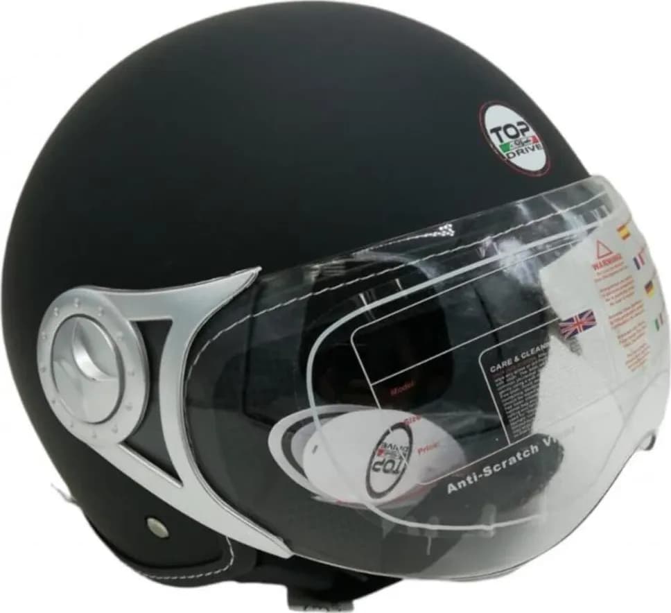 CASCO PER MOTO 'SIRIO MATT' nero - tg. L  - BricoGo - 4