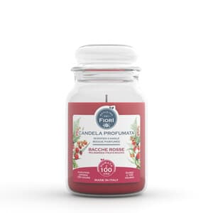 Candela Officina dei Fiori Bacche Rosse 100 Ore 6 Pezzi - 2