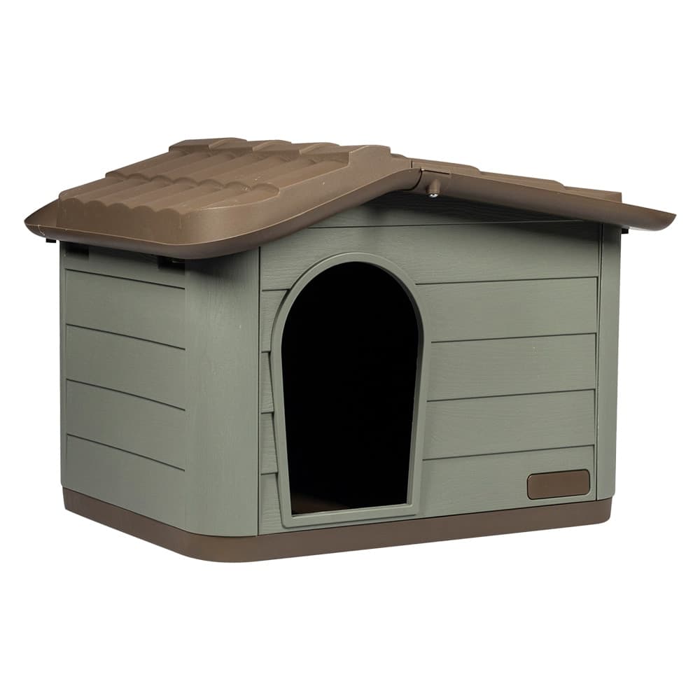 CUCCIA CON TETTO INCLINATO 'CLASSIC ECO' mini verde - cm 60 x 51 x h. 41  - MP BERGAMO S.R.L.