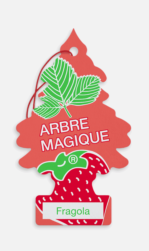 Deodorante Auto Fragola 24 Confezione Arbre Magique Fruit - 2