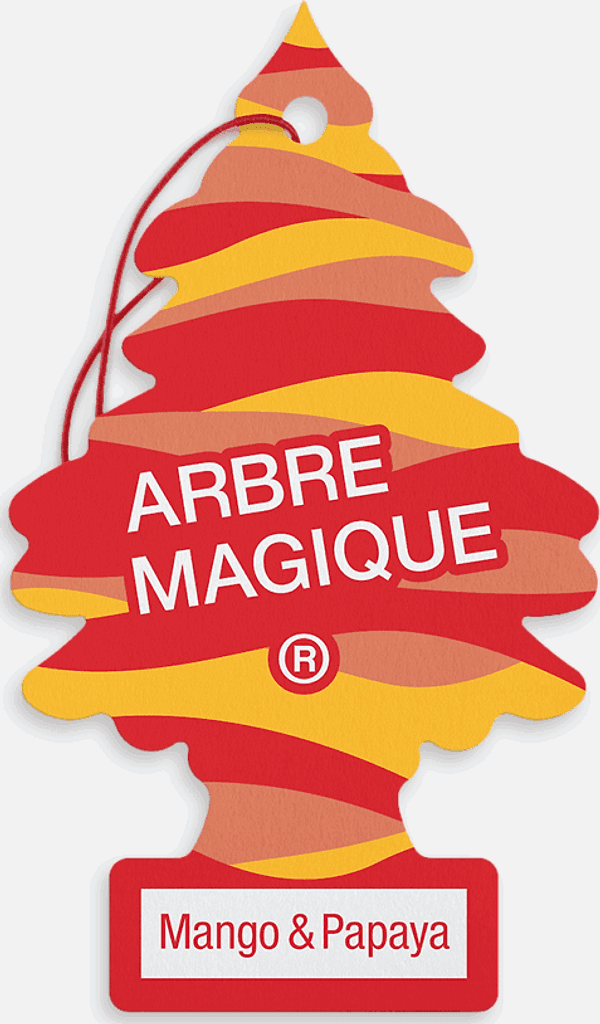 DEODORANTE AUTO 'ARBRE MAGIQUE' 'double essence' - mango e papaya- 24 confezione  - BricoGo - 2