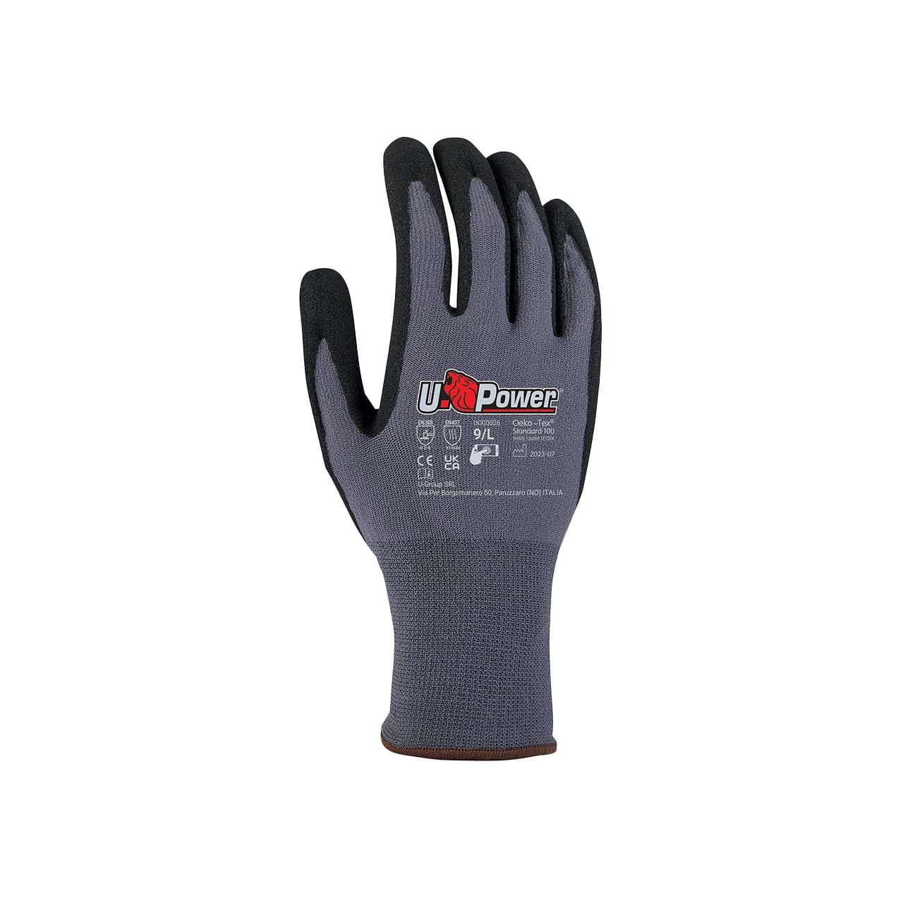 Guanti da Lavoro Merengue Nylon NA2 Technology Tg 9 Power 12 Paia - 3