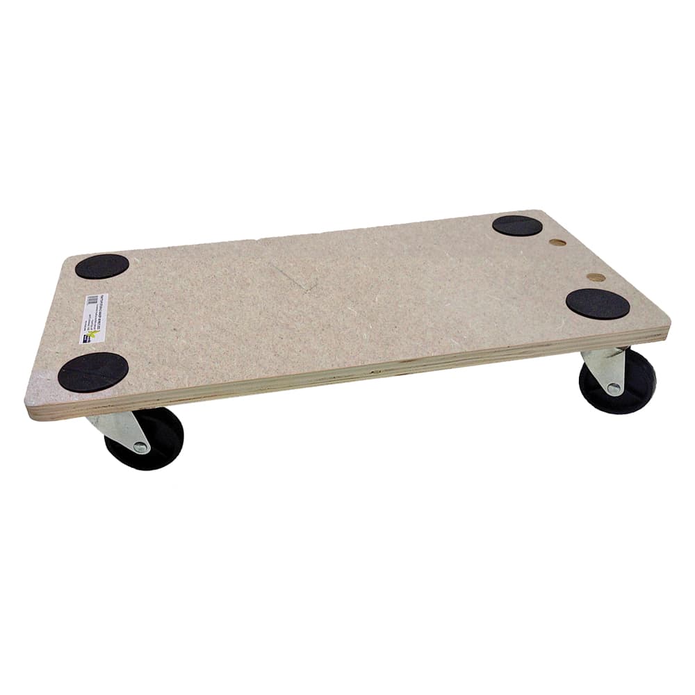 Carrello Multiuso Pedana Biacchi Gianfranco Legno Ruote 3 30 x 60 cm 200 kg - 2