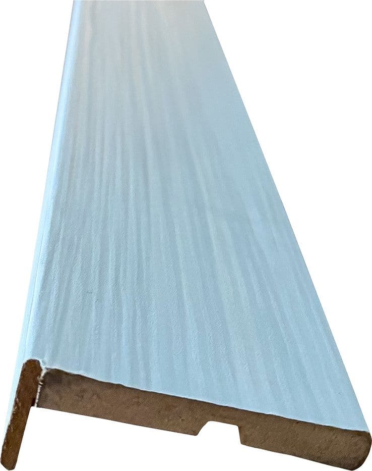 COPRIPROFILO LAMINATO LISCIO col. acero neve  - NADDEO PORTE - 2