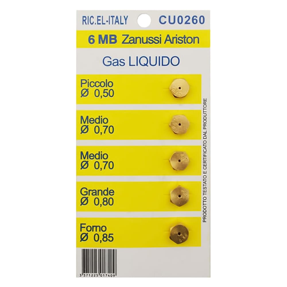 Ugelli per Cucina per Gpl - 2