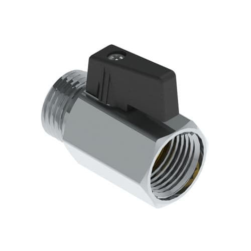 Minivalvola a Sfera MF con Leva Nera Eurot 354 a 1075 a 03 - 2