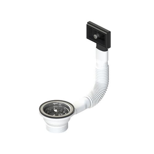 Piletta Scarico Ø 70 mm Tappo Cestello con Troppieno Lbpla 11 x 2 - 2