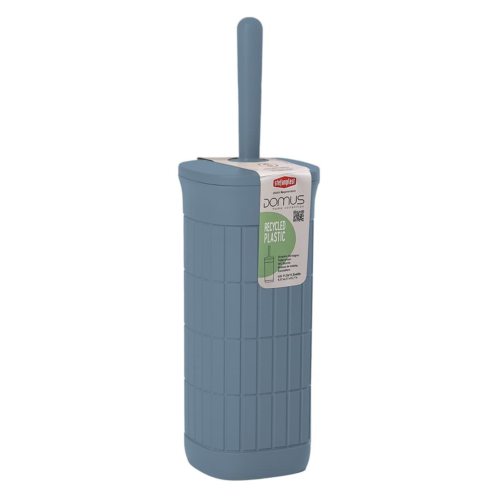 PORTA SCOPINO WC 'DOMUS' smoky blue  - STEFANPLAST