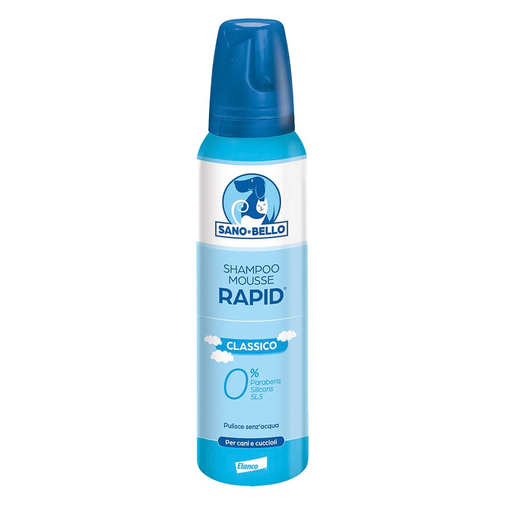 Shampoo Mousse per Cane e Cuccioli Profumazione Classic Sano e Bello Rapid - 3