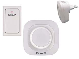 Campanello Wireless Kin Plug in Bianco Bravo - 2