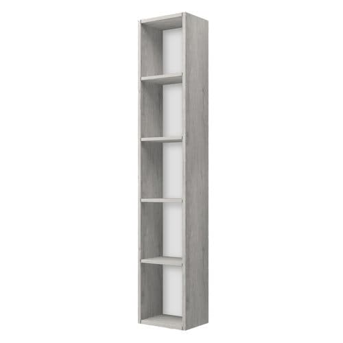 Colonna Bagno Sospesa a Giorno Mod Stile Dh Quercia Bianca - 3