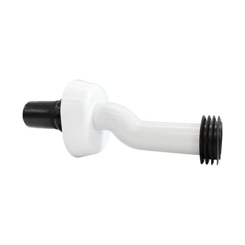 Canotto per Cassetta WC da Incasso Eccentrico Ikaro Bianco - 3
