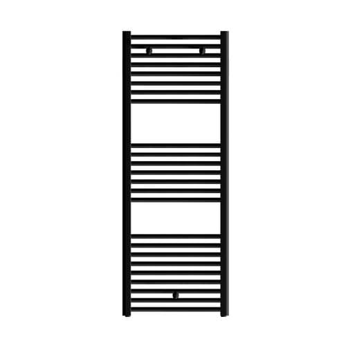 Termoarredo Lisa H 1160 mm Cordi Nero Opaco Largh 55 cm - 2