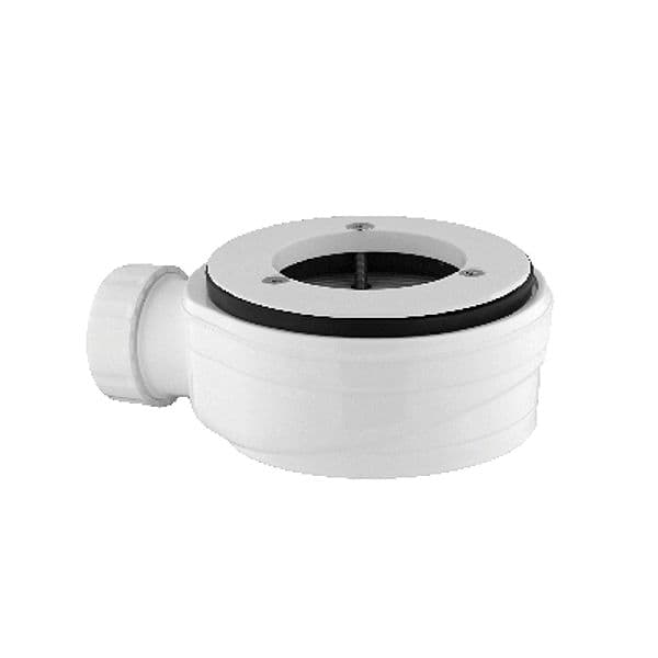 Piletta Scarico Sifonata Lux Ribassata 3 Viti Dh Ø 90 Flangia Acciaio INOX - 2