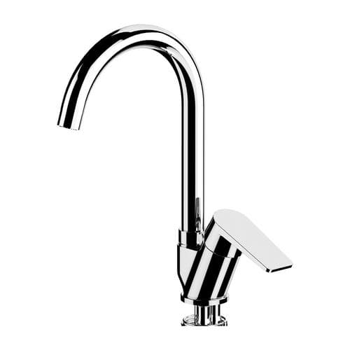 Rubinetto Miscelatore Monocomando Lavello Linea Vega Maria Cromo - 2
