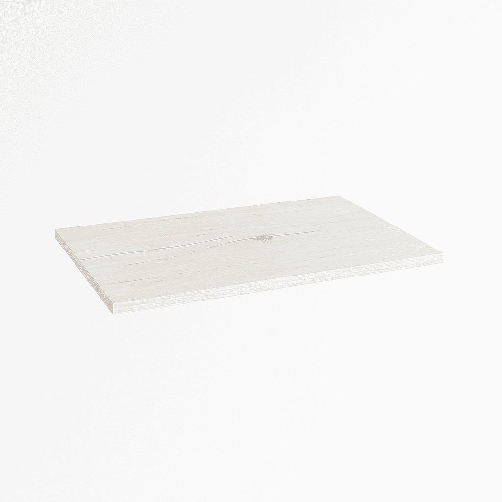 Top in Legno per Base Mod Unika Dh 100 cm x 46 x 1,8 Olmo Bianco - 3