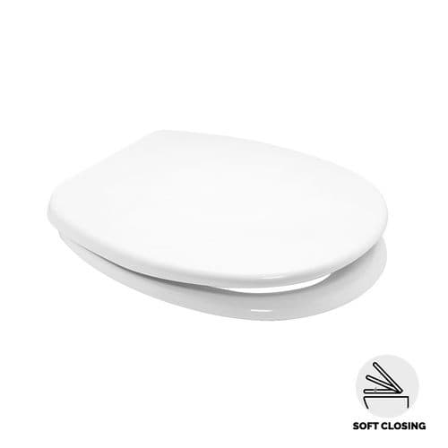 Sedile WC Universale Soft Closing Sorrento Cw Bianco - 3
