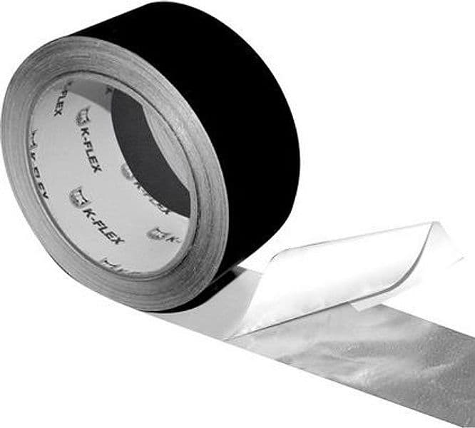 Nastro in Alluminio Colorato Nero Alu Black Cw Kflex 50 mm x 50 m SP30 - 2