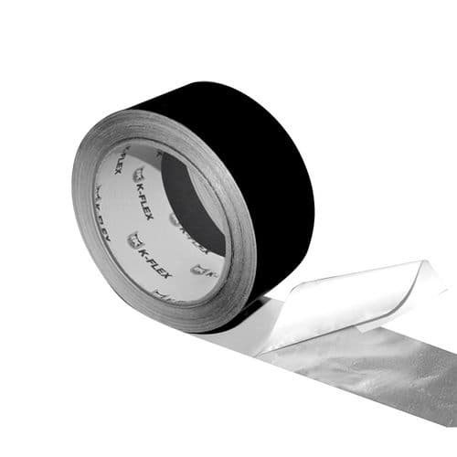 Nastro in Alluminio Colorato Nero Alu Black Cw Kflex 50 mm x 50 m SP30 - 2