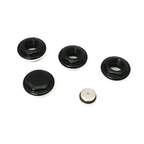Kit 2 Riduzioni Dx Sx per Radiatori Tubolari Ardesia Cordi 1 x ½ Nero - 3