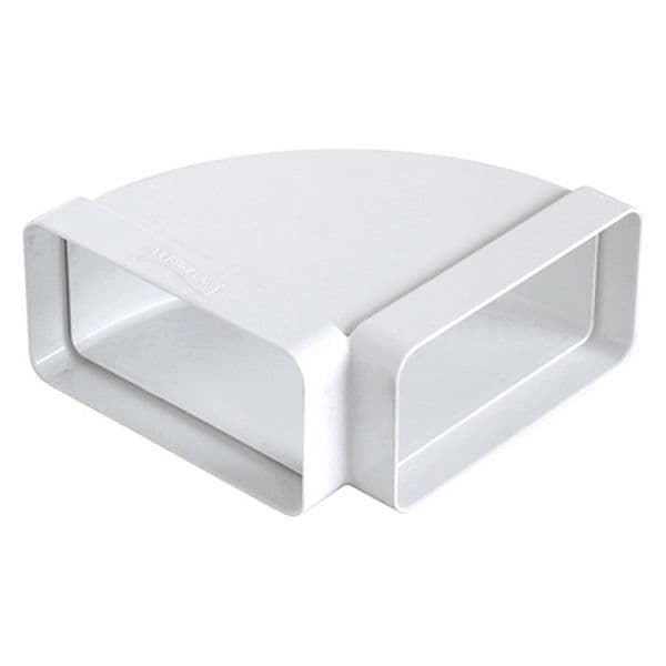 Curva Orizzontale FF in ABS per Tubo Rettangolare First 220 mm x 90 - 3
