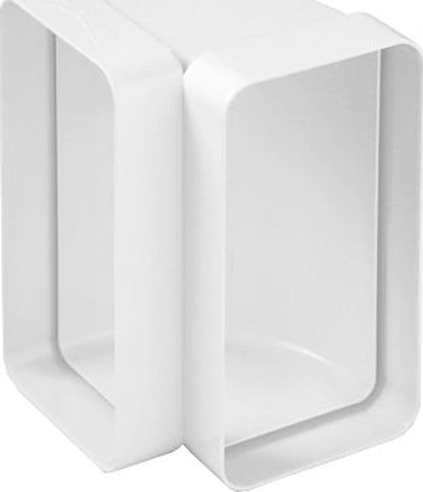 Curva Verticale in ABS per Tubo Rettangolare First 220 mm x 90 - 2