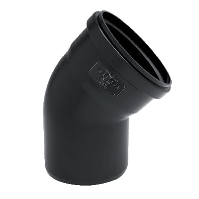 Curva Phono Black 67° MF Nicol Ø 110 mm - 3