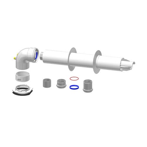 Kit Universale Sistema Coassiale Linea Convenzionale Ø 60 x 100 Esclu - 3
