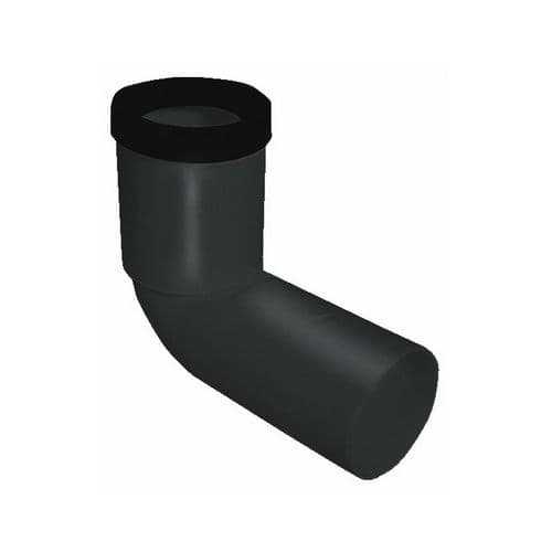Curva Prolungato WC PPR Black Silent Bampi DN 90 - 3
