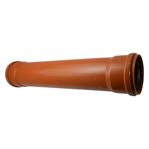 Tubo 2 Bicchieri RAL 8023 Ø 140 Lungh 3000 Esclu - 3