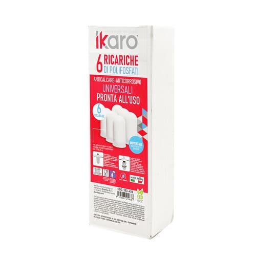 6 Pezzi Cartucce di Polifosfato Ikaro per Dosatori Conf 6 Pezzi - 2