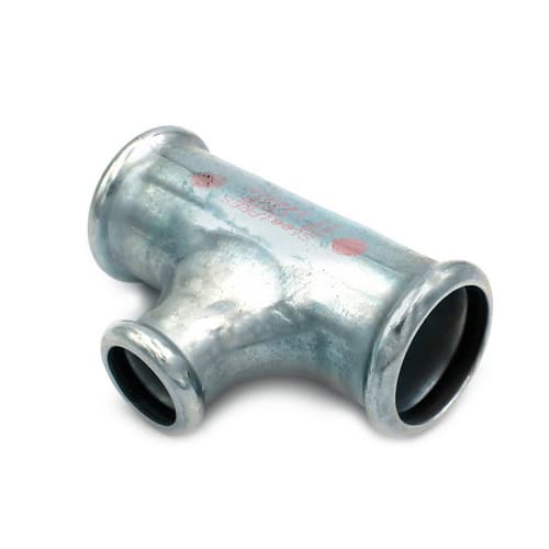 T Ridotto a Pressare in Acciaio al Carbonio Steel Pres 54 x 22 x 54 R.m - 3