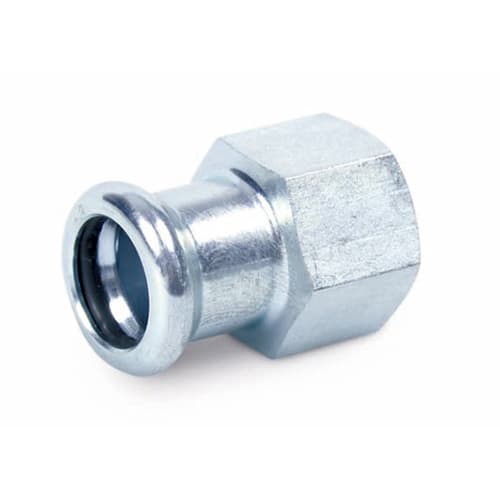 Manicotto Misto FF a Pressare in Acciaio Carbonio Atusa ¾ x 18 - 3
