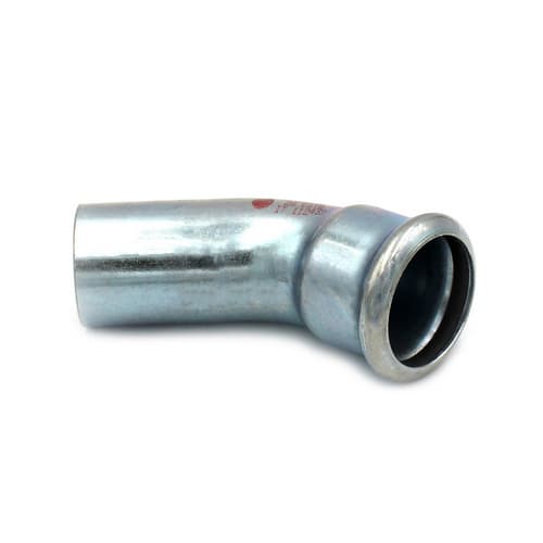 Curva 45° MF a Pressare in Acciaio Carbonio Steel Pres Ø 35 R.m - 2