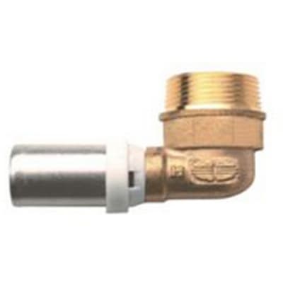 Raccordo Curvo Maschio Ibp a Pressare per Multistrato ¾ x 20 - 3