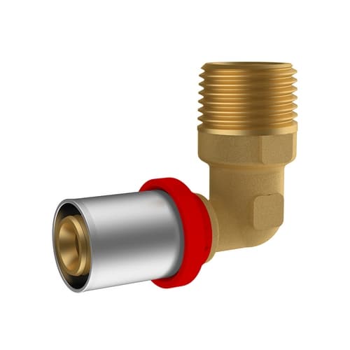 Raccordo a Pressare Ikaro Curvo Maschio 11 x 4 x 40 - 2
