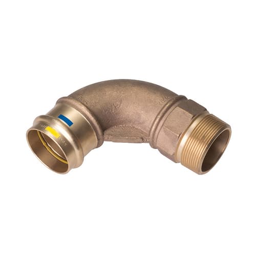 Curva a 90° F Filetto M a Pressare Acqua Gas B One Ibp Ø 15 x ½ - 3