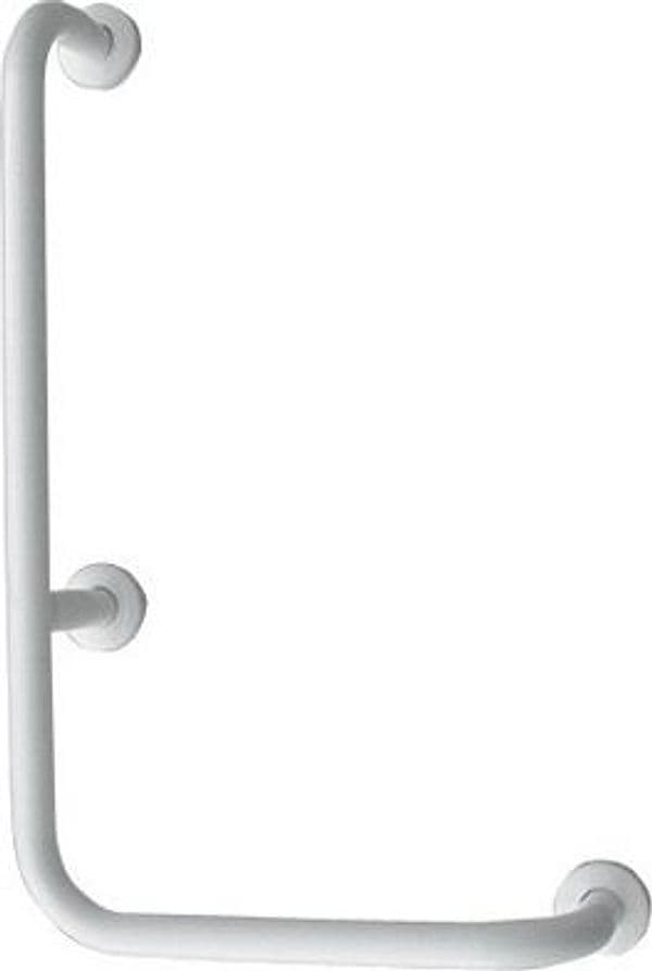 Corrimano Angolare con Montante a Sinistra Dh Cm 35 x 65 Sx Acciaio INOX - 2