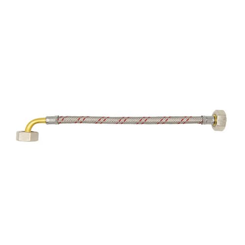Flessibile INOX per Elettrodomestici DN 10 con Curva Luxor 150 cm FF ¾ x ¾ - 3